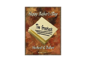 HUSBAND eGreeting Poster Email