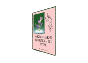 WIFE eGreeting Poster Print