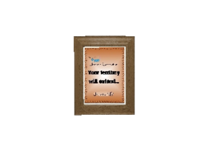 JOSHUA XIII eGreeting Card Frame