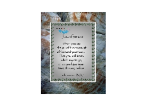 JOSHUA XXVII eGreeting Poster rame