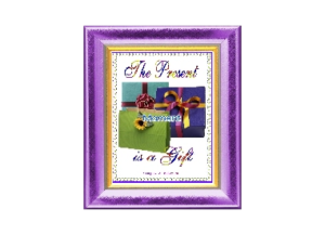 PRESENT eGreeting Poster Frame