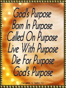 PURPOSE eGreeting Poster