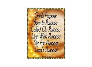 PURPOSE eGreeting Poster Email