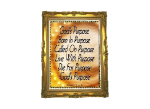 PURPOSE eGreeting Poster Frame