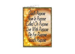 PURPOSE eGreeting Poster Print