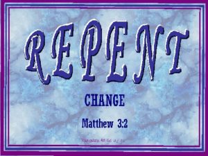 REPENT eGreeting Poster
