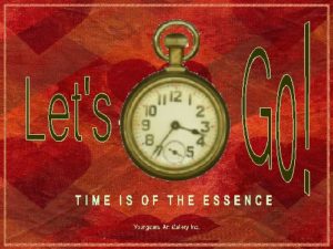 TIMING eGreeting Poster