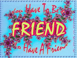 FRIEND eGreeting Poster