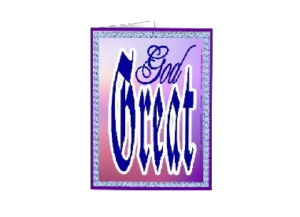 GREAT eGreeting Poster Print