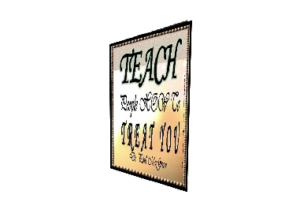 TEACH eGreeting Poster Print
