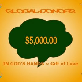 $5000.00 Global Donation