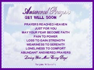 ANSWERED eGreeting Poster