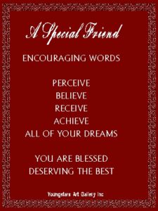 ENCOURAGING eGreeting Poster