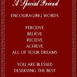 ENCOURAGING eGreeting Poster