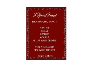 ENCOURAGING eGreeting Poster Email