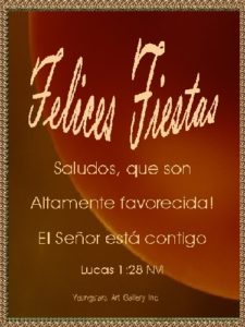 FIESTAS eGreeting Poster