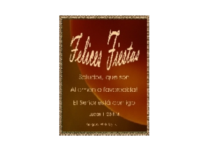 FIESTAS eGreeting Poster Email