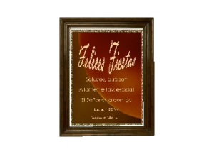 FIESTAS eGreeting Poster Frame