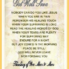 GET WELL SOON eGreeting Poster