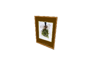 MISTLETOE eGreeting Card Print