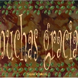 MUCHAS eGreeting Poster