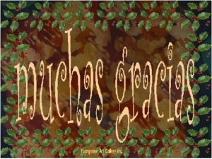 MUCHAS eGreeting Poster