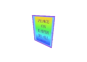 PEACE eGreeting Card Print