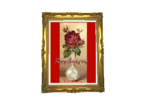 ROSE eGreeting Poster Frame