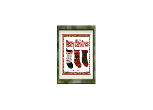 STOCKINGS eGreeting Card Frame