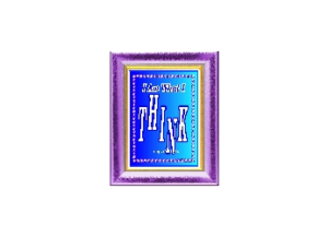 THINK eGreeting Card Frame
