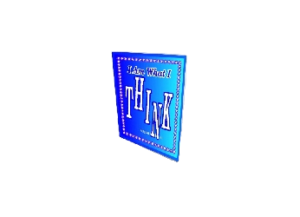 THINK eGreeting Card Print