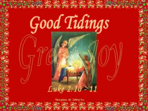 TIDINGS eGreeting Poster