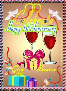 1 ANNIVERSARY eGreeting Card