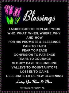 BLESSINGS eGreeting Poster