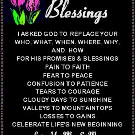 BLESSINGS eGreeting Poster