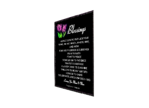 BLESSINGS eGreeting Poster Print