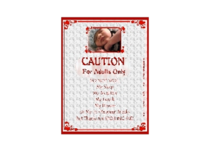 CAUTION eGreeting Poster Email