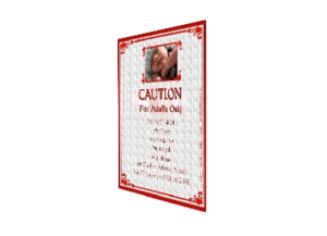 CAUTION eGreeting Poster Print