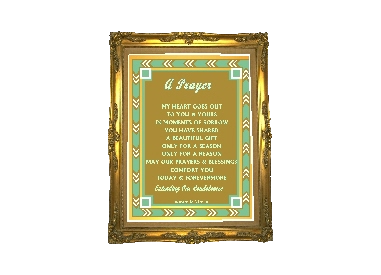 PRAYER eGreeting Poster Frame