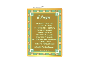 PRAYER eGreeting Poster Print
