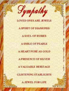 SYMPATHY eGreeting Poster
