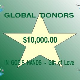 $10,000.00 Global Donation