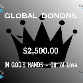 $2,500.00 Global Donation