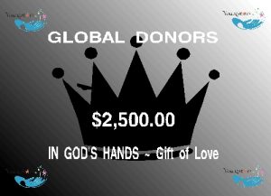 $2,500.00 Global Donation