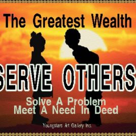 WEALTHY eGreeting Poster