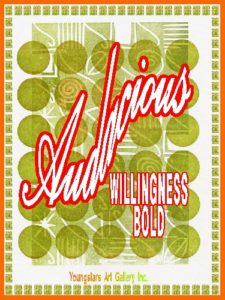 AUDACIOUS eGreeting Poster
