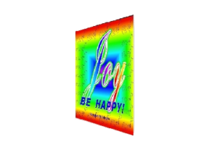 JOY eGreeting Poster Print