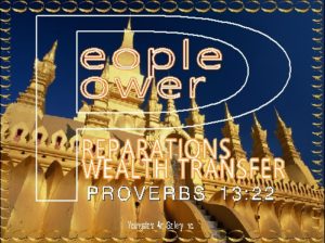 REPARATIONS eGreeting Poster
